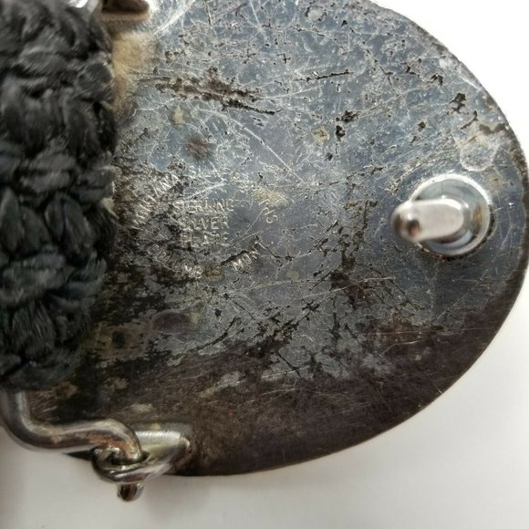 Montana Silversmiths Unisex Braided Sterling Silver Plated Buckle Belt 39.5 In main image 5